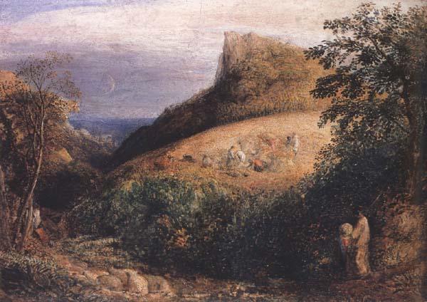 Samuel Palmer A Pastoral Scene oil painting image
